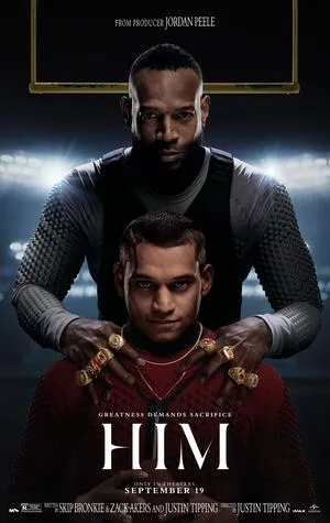 HIM 2025 Hindi Dual Audio HD Poster Download - filmyfly